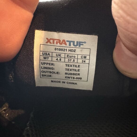 Xtratuf Women's Size‎ 7 Topwater Slip-On Shoe Black Waterproof - Picture 8 of 8